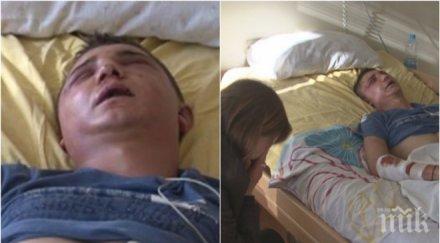 жестокост рецидивисти обезобразиха таксиметров шофьор врачанско снимки