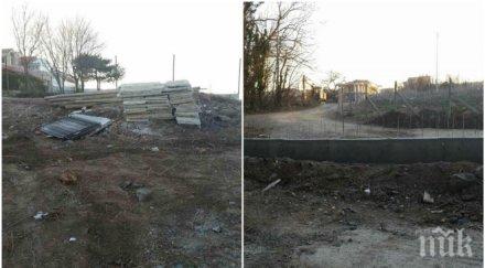 извънредно пик краде държавна земя созопол затваря пътя райския залив… снимки