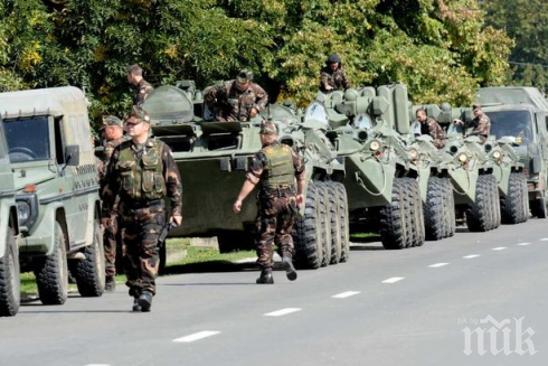 ПРЕВАНТИВНИ МЕРКИ! Унгария изкара военна техника в Будапеща срещу терора 