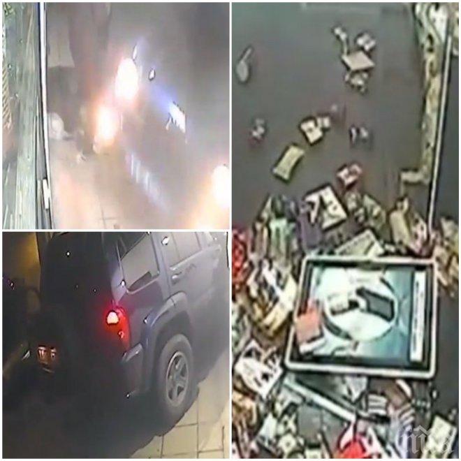 ЧУДО! Две момчета живеят втори живот, след като джип влетя в магазин