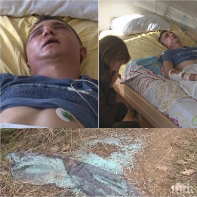 ЖЕСТОКОСТ! Рецидивисти обезобразиха таксиметров шофьор от Врачанско (СНИМКИ 18+)