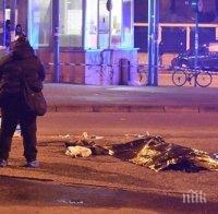 ПЪРВИ СНИМКИ! Вижте проснатия на земята и разстрелян атентатор от Берлин (18+)