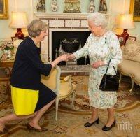 Британската кралица е останала разочарована от Тереза Мей
