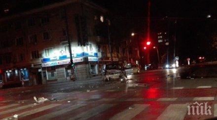 черна серия пожарна помете кола бургас