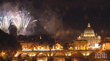 рим остава без фойерверки нова година