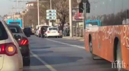 първо пик верижна катастрофа цариградско шосе шест коли нанизаха полиграфическия