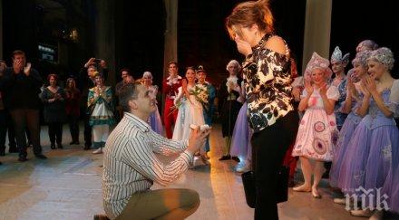 влюбен направи предложение операта