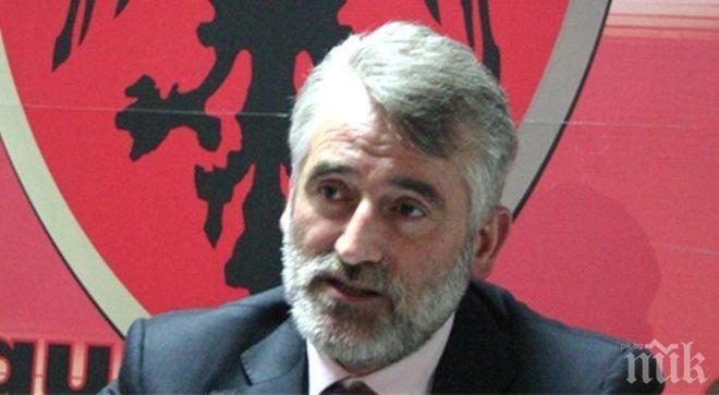 Мендух Тачи подаде оставка от поста председател на Демократическата партия на албанците