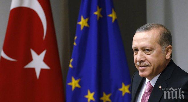 Напрежение! Ердоган пак критикува ЕС - Турция получила само 677 млн. долара за бежанската криза