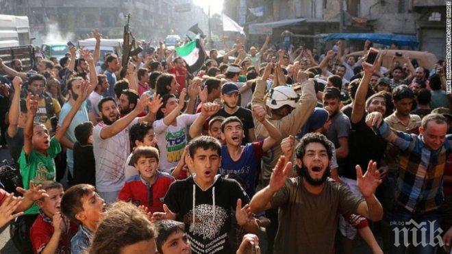 Жителите на Алепо празнуват освобождаването на града