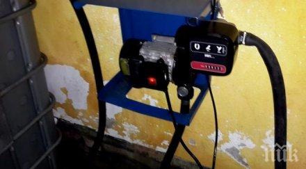 пипнаха поредната нелегална бензиностанция района нова загора
