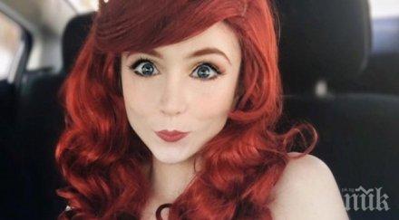 една жена сбъдва детските мечти пръска хил долара изглежда принцеса снимки