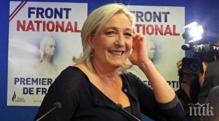 марин льо пен остана без пари президентската кампания фалита руската пчрб банк