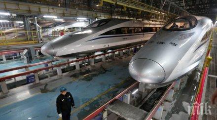 китай откриха дългата света скоростна линия