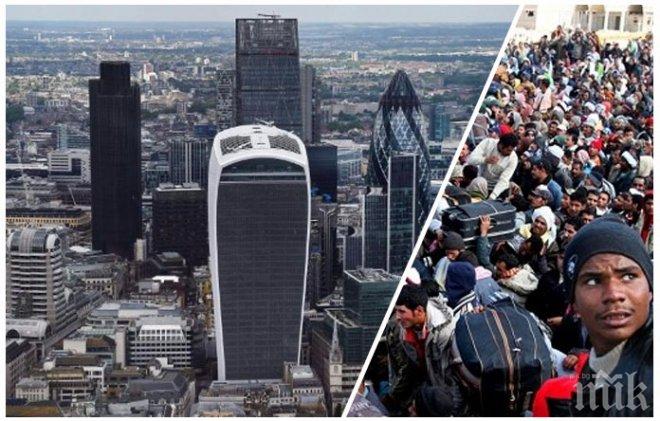 Милиони мигранти заливат Великобритания след Брекзит