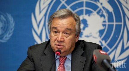 шефът оон антонио гутереш иска 2017 година мир