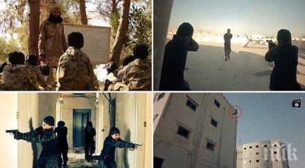 шокиращо ужасяващи кадри училището убийци ислямска държава обучават бъдещите камикадзета снимки