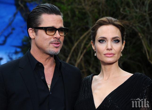 Брад Пит: Тази Нова година без Анджелина бе най-лошата в живота ми 