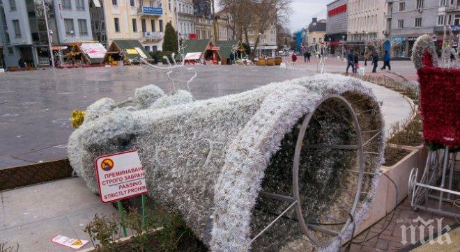 Пожарната отстранява паднали дървета във Варна