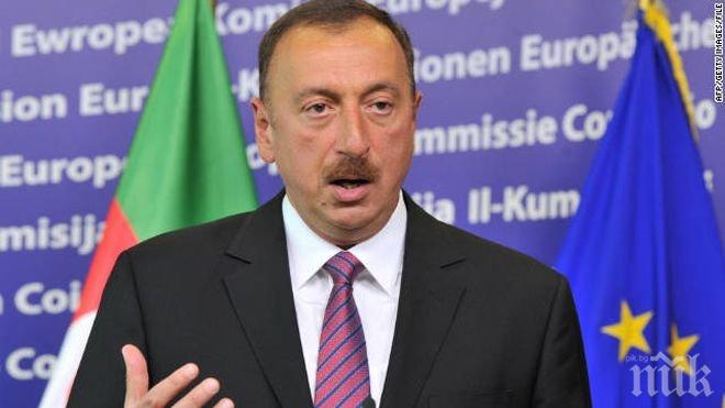 Илхам Алиев е изразил съболезнования за жертвите в Истанбул