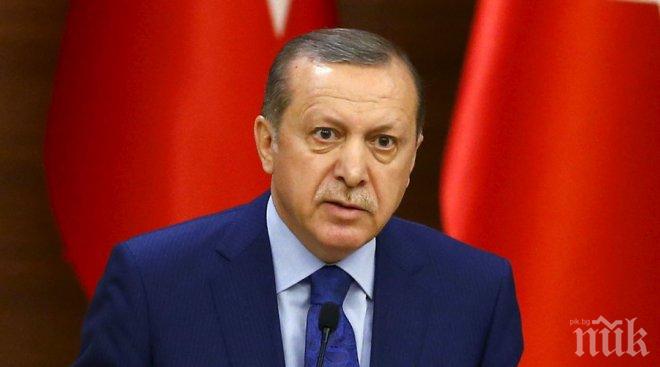 Ердоган с първи думи след кървавия атентат
