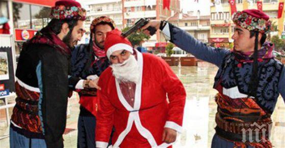 Турци заплашиха Дядо Коледа с пистолет