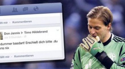 полицията разследва скандален коментар фейсбук профила вратаря шалке