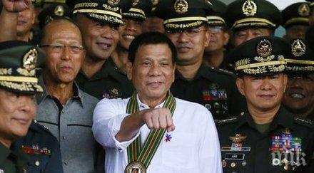 президентът филипините призна връзки идил