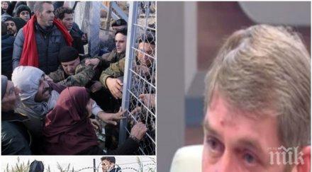 ексклузивно мадж алгафари шокиращи разкрития мигрантите минута души прехвърлят границата