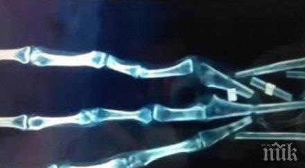 сензация откриха ръка извънземно видео