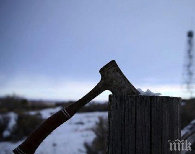 Мъж налетя с брадва да трепе роднина за ЧНГ