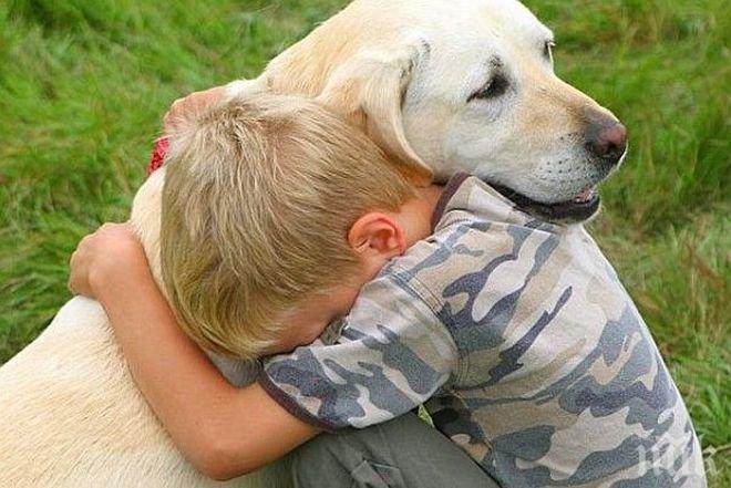 НА ВНИМАНИЕТО НА РОДИТЕЛИТЕ: Кучето лекува детето от страхове