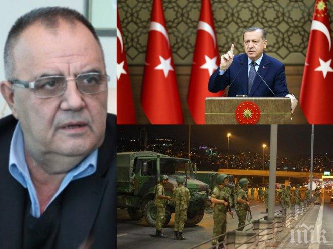 ИЗВЪНРЕДНО! Божидар Димитров със зловеща прогноза: Ердоган ще бъде ликвидиран до края на тази година, ще го убият турските военни