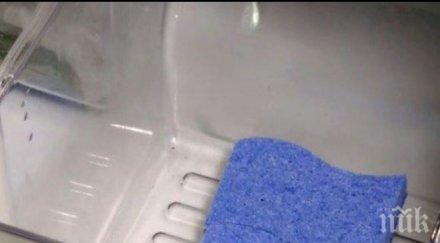 повярвате сложите кухненски гъби хладилника