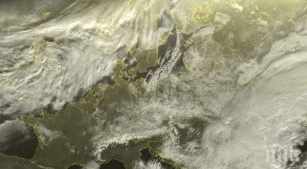 ледена епоха вижте мраз скова цяла европа термометърът падна градуса видео