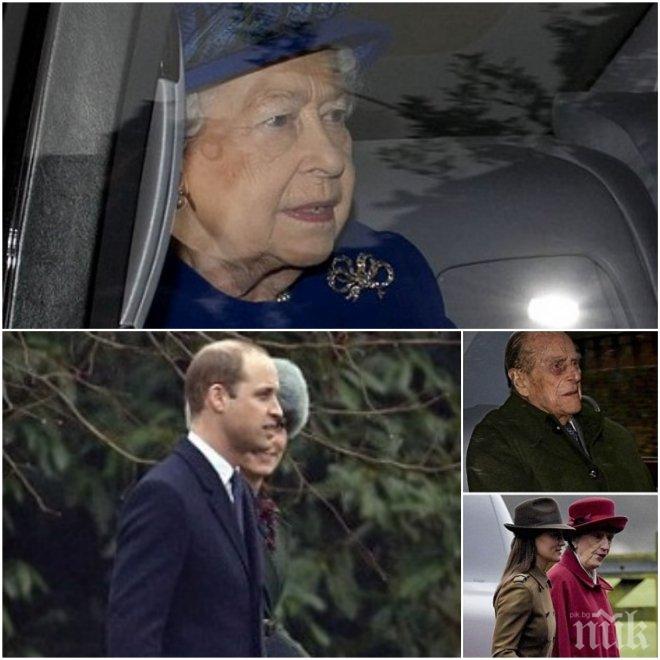 Кралица Елизабет се появи за първи път на публично място след болестта