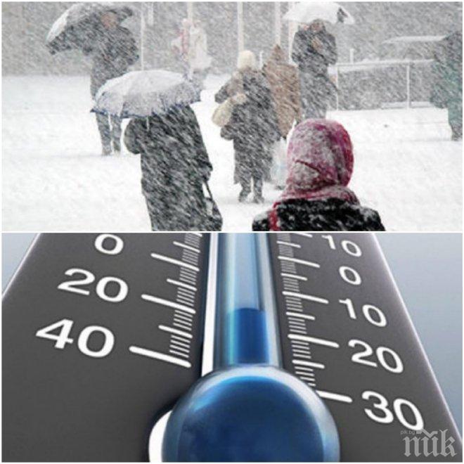 НЕ Е ИСТИНА! В Кюстендил измериха днес  -26 градуса 