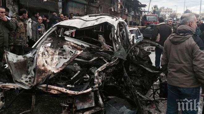 НЯМА КРАЙ! Кола-бомба избухна близо до турската граница в Сирия, най-малко 19 загинаха