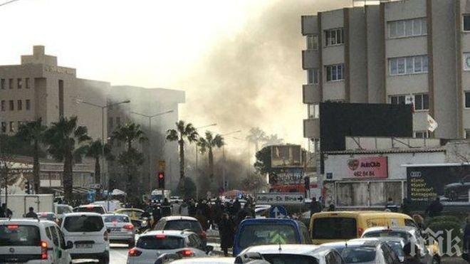 ИЗВЪНРЕДНО: Нов удар в Турция: Мощен взрив избухна пред съда в Измир, убит е терорист, има ранени (ОБНОВЕНА/ ВИДЕО)