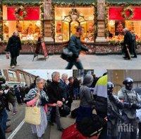 УЖАС! Обезумяла тълпа стъпка две българки в Брюксел заради сигнал за бомба