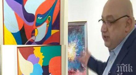 ексклузивно спорният министър кралев разкрива душата изложба лично борисов вежди насърчили покаже картините