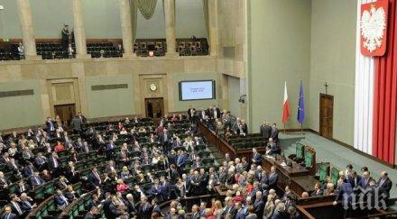 окупация нечувана криза полша опозиционери блокираха парламента