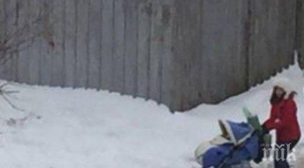 зима майка бебе зимен пловдив истинско предизвикателство видео