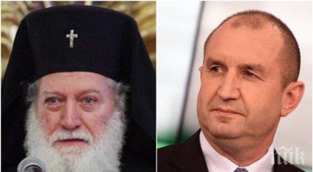патриарх неофит благослови новия президент ген румен радев