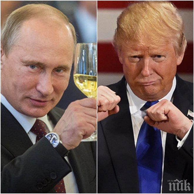 Тръмп разбиващо: Слугите на Клинтън от Си Ен Ен лъжат, че Русия ми е помагала за изборите. Само ще е от полза, ако Путин ме харесва! (ВИДЕО)