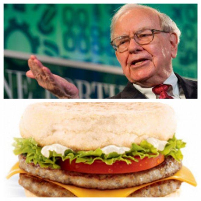 Уорън Бъфет шокира: Когато акциите на борсата поевтиняват, спестявам от закуската си в Макдоналдс