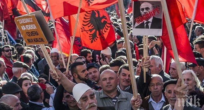 Албанската диаспора планира обсада срещу сръбска дипломатическа мисия