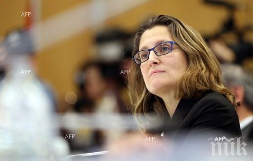 Според експерт Кристия Фриланд ще повлияе негативно на отношенията между Канада и Русия