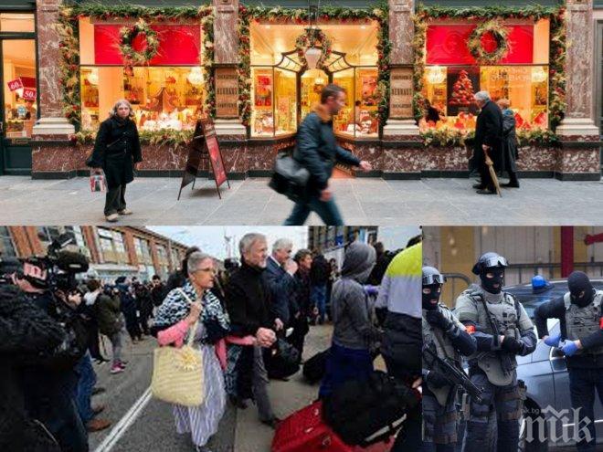 УЖАС! Обезумяла тълпа стъпка две българки в Брюксел заради сигнал за бомба