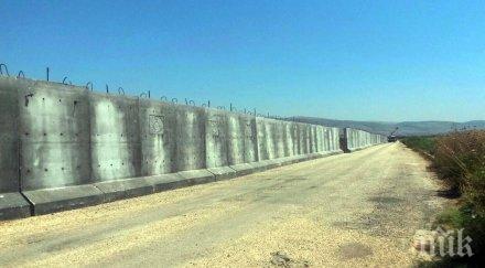 турция завърши 330 километровата стена границите сирия ирак